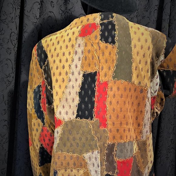 Papillon Suede & Leather Jacket S Large - Picture 4 of 6